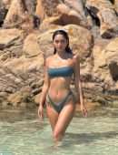Ambra Gutierrez Booty in a Tiny Bikini at the Beach