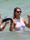 Brooks Nader Pokies and Booty on a Beach in Miami