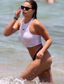 Brooks Nader Pokies and Booty on a Beach in Miami