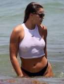 Brooks Nader Pokies and Booty on a Beach in Miami