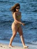 Camila Cabello Booty in Tiny Thong Bikini on the Beach in Coral Gables
