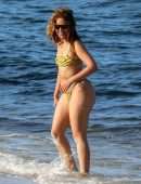 Camila Cabello Booty in Tiny Thong Bikini on the Beach in Coral Gables