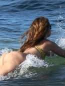 Camila Cabello Booty in Tiny Thong Bikini on the Beach in Coral Gables