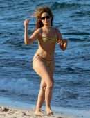 Camila Cabello Booty in Tiny Thong Bikini on the Beach in Coral Gables