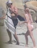 Camila Morrone in a Tiny Thong Bikini on a Beach in Malibu