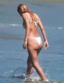 Camila Morrone in a Tiny Thong Bikini on a Beach in Malibu