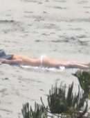 Camila Morrone in a Tiny Thong Bikini on a Beach in Malibu
