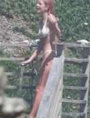Camila Morrone in a Tiny Thong Bikini on a Beach in Malibu