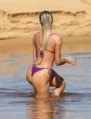 Candice Swanepoel Booty in Thong Bikini in Trancoso