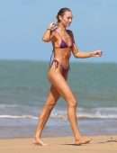 Candice Swanepoel Booty in Thong Bikini in Trancoso