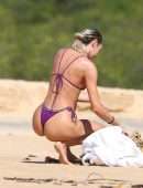 Candice Swanepoel Booty in Thong Bikini in Trancoso