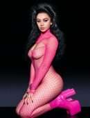 Charli XCX Cleavage in Transparent Dress in V Magazine - Issue 137