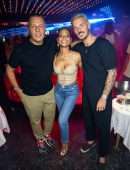 Christina Milian Cleavage at Gioia in Saint-Tropez