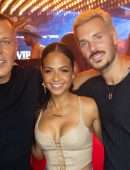 Christina Milian Cleavage at Gioia in Saint-Tropez