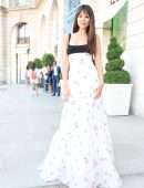 Eiza Gonzalez - Giambatista Valli F/W 2022/23 show at Paris Fashion Week