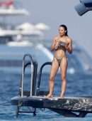 Emma Thynn Booty in Bikini with Viscountess Weymouth on a Luxury Yacht in St Tropez