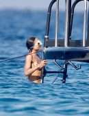 Emma Thynn Booty in Bikini with Viscountess Weymouth on a Luxury Yacht in St Tropez