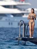 Emma Thynn Booty in Bikini with Viscountess Weymouth on a Luxury Yacht in St Tropez