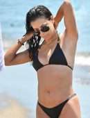 Eva Longoria Booty in Black Bikini in Marbella