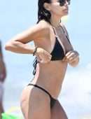 Eva Longoria Booty in Thong Bikini on a Beach in Marbella