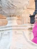 Florence Pugh Pokies in See-Through Dress at Valentino Fashion Show in Paris