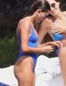 Hailey Baldwin Booty in Thong Swimsuit in Idaho
