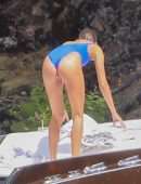Hailey Baldwin Booty in Thong Swimsuit in Idaho