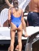 Hailey Baldwin Booty in Thong Swimsuit in Idaho