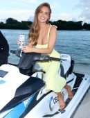 Haley Kalil at CELSIUS Arctic Vibe Launch Party in Miami Beach