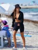 Haley Kalil Booty on a Beach in Miami
