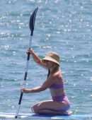 Hilary Duff Booty in Bikini on a Beach in Malibu