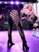 Iggy Azalea Booty in Sheer Pants at 39th Annual Long Beach Pride Parade And Festival
