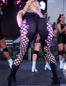 Iggy Azalea Booty in Sheer Pants at 39th Annual Long Beach Pride Parade And Festival