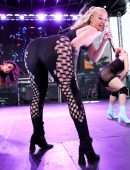 Iggy Azalea Booty in Sheer Pants at 39th Annual Long Beach Pride Parade And Festival