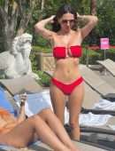 Iva Kovacevic Booty in a Red Bikini at her Luxury Pool in Las Vegas