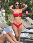 Iva Kovacevic Booty in a Red Bikini at her Luxury Pool in Las Vegas