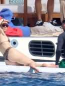 Jessica Biel Booty in a Bikini in Sardinia