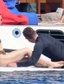 Jessica Biel Booty in a Bikini in Sardinia