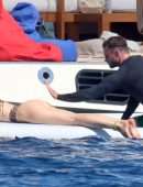 Jessica Biel Booty in a Bikini in Sardinia