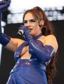 Joanna JoJo Levesque Upskirt OnStage at SummerFest 2022 in Milwaukee