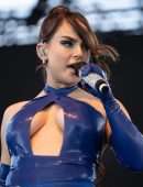 Joanna JoJo Levesque Upskirt OnStage at SummerFest 2022 in Milwaukee