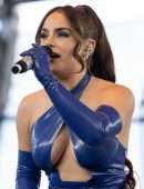 Joanna JoJo Levesque Upskirt OnStage at SummerFest 2022 in Milwaukee