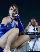 Joanna JoJo Levesque Upskirt OnStage at SummerFest 2022 in Milwaukee