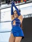 Joanna JoJo Levesque Upskirt OnStage at SummerFest 2022 in Milwaukee