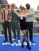 Joey King Cleavage at “Bullet Train” Photocall in London