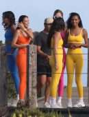 Josephine Skriver, Jasmine Tookes, Sara Sampaio, Kelsey Merritt for a Photoshoot in Malibu