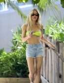 Joy Corrigan Booty in Tiny Bikini at One Hotel in South Beach