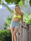 Joy Corrigan Booty in Tiny Bikini at One Hotel in South Beach
