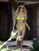 Joy Corrigan Booty in Tiny Bikini at One Hotel in South Beach