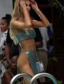 Joy Corrigan in Skimpy Outfit at “Poster Girl” Cruise ’23 Swim Show in South Beach